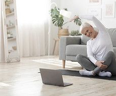 Woman Doing Yoga