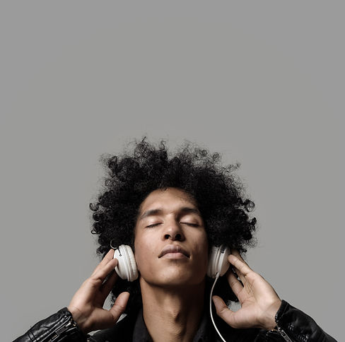Man Enjoying Music