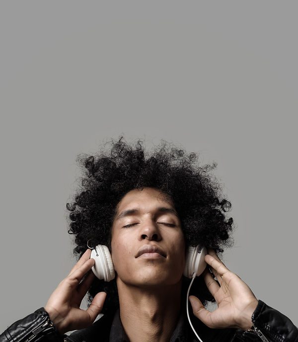 Man Enjoying Music