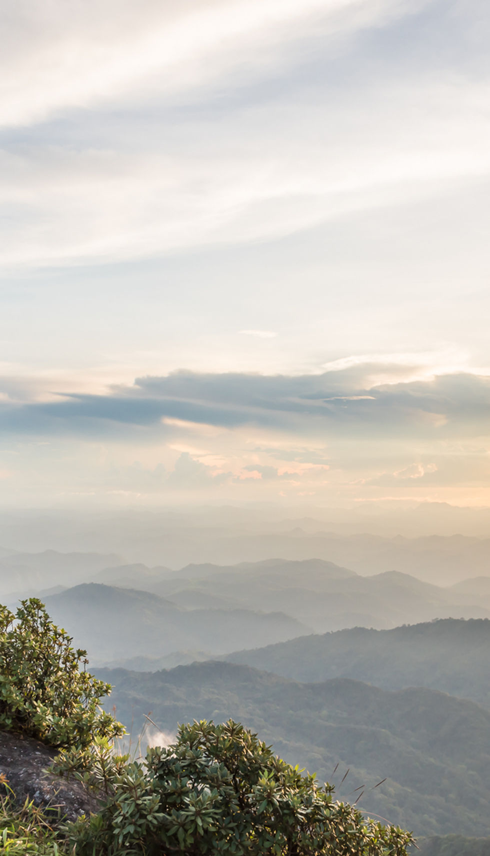 Hikers at mountain summit