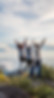 Hikers at mountain summit