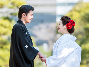 和装結婚式 新郎新婦