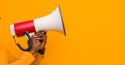 Portrait with Megaphone