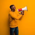 Portrait with Megaphone