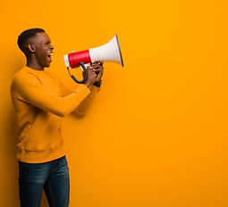 Portrait with Megaphone
