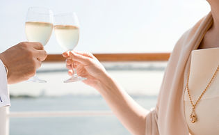 Toasting on Cruise