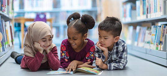 Children Reading Together