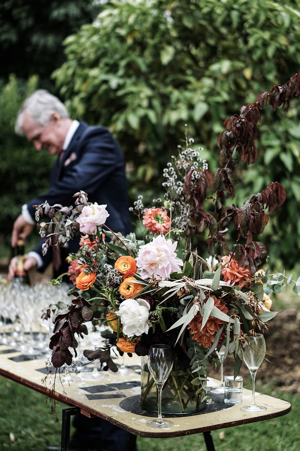Wedding floral arrangement