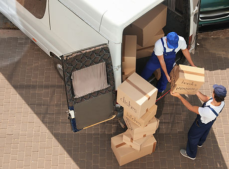 Movers Carrying Packages
