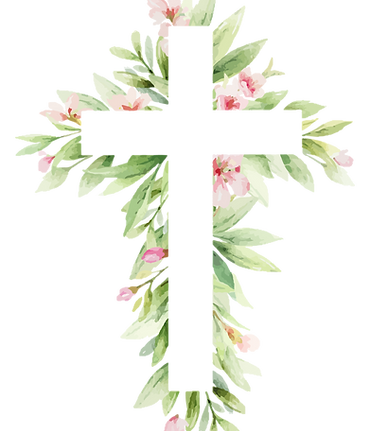 Floral Cross Illustration