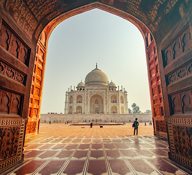 Vue du Taj Mahal