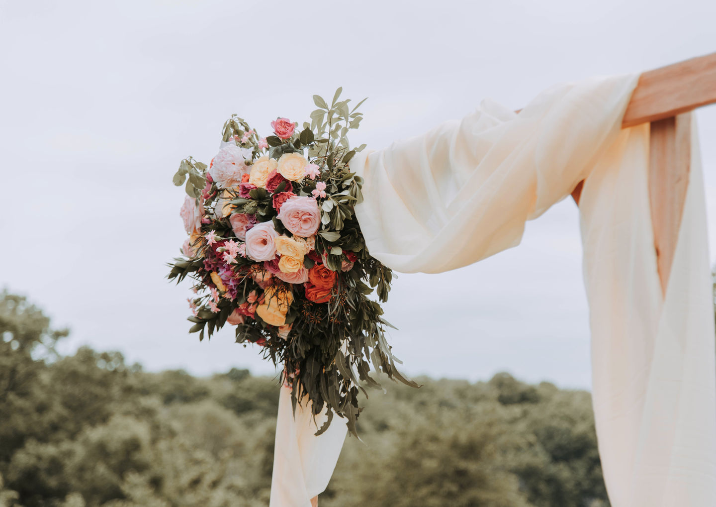 Wedding Photography by Blake Ferguson showcases the Details of the Podium where marriages interjoin in Ontario, Canada.