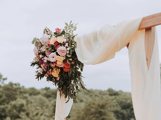 Wedding floral arch decor