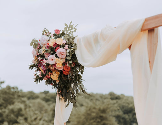 Wedding floral arch decor