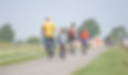 Gezin op fietstocht