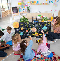 Children Learning Planets
