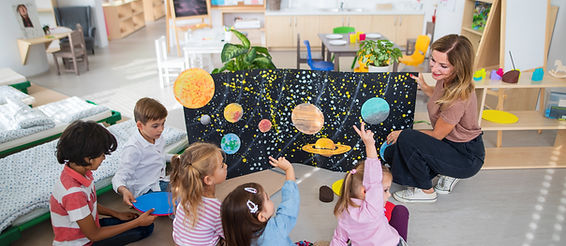 Children Learning Planets