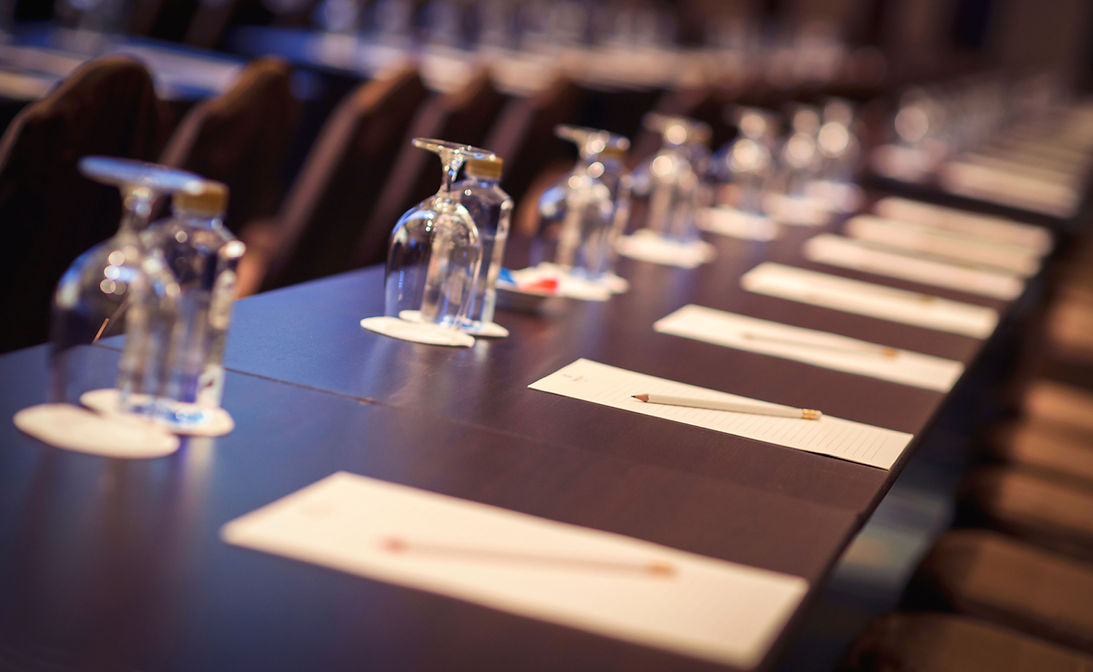 Conference Table Setup