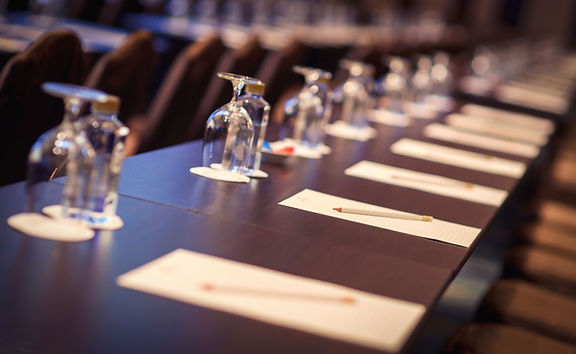 Conference Table Setup