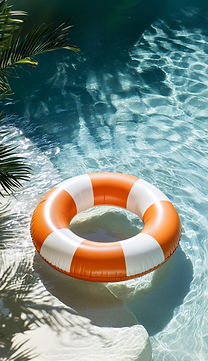 Pool with Life Ring