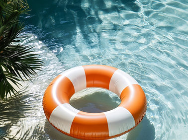 Pool with Life Ring