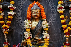 Decorated Buddha Statue