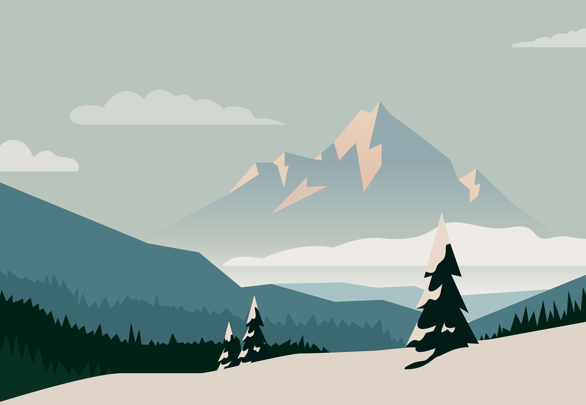 Illustrated Mountains