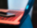Laptop and mobile phone