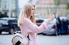 Taking a selfie
