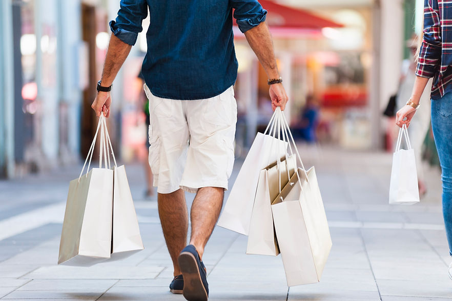 Shopping Scene Outdoors
