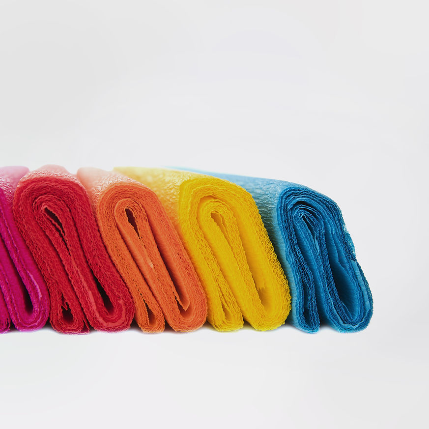 Colorful Folded Towels
