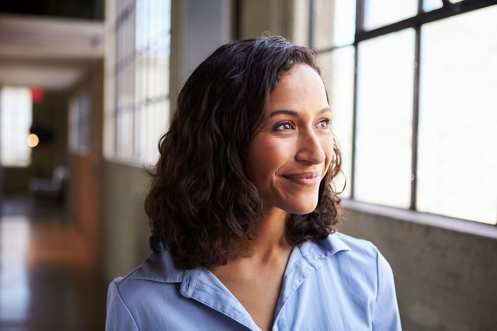 Jeune femme d'affaires