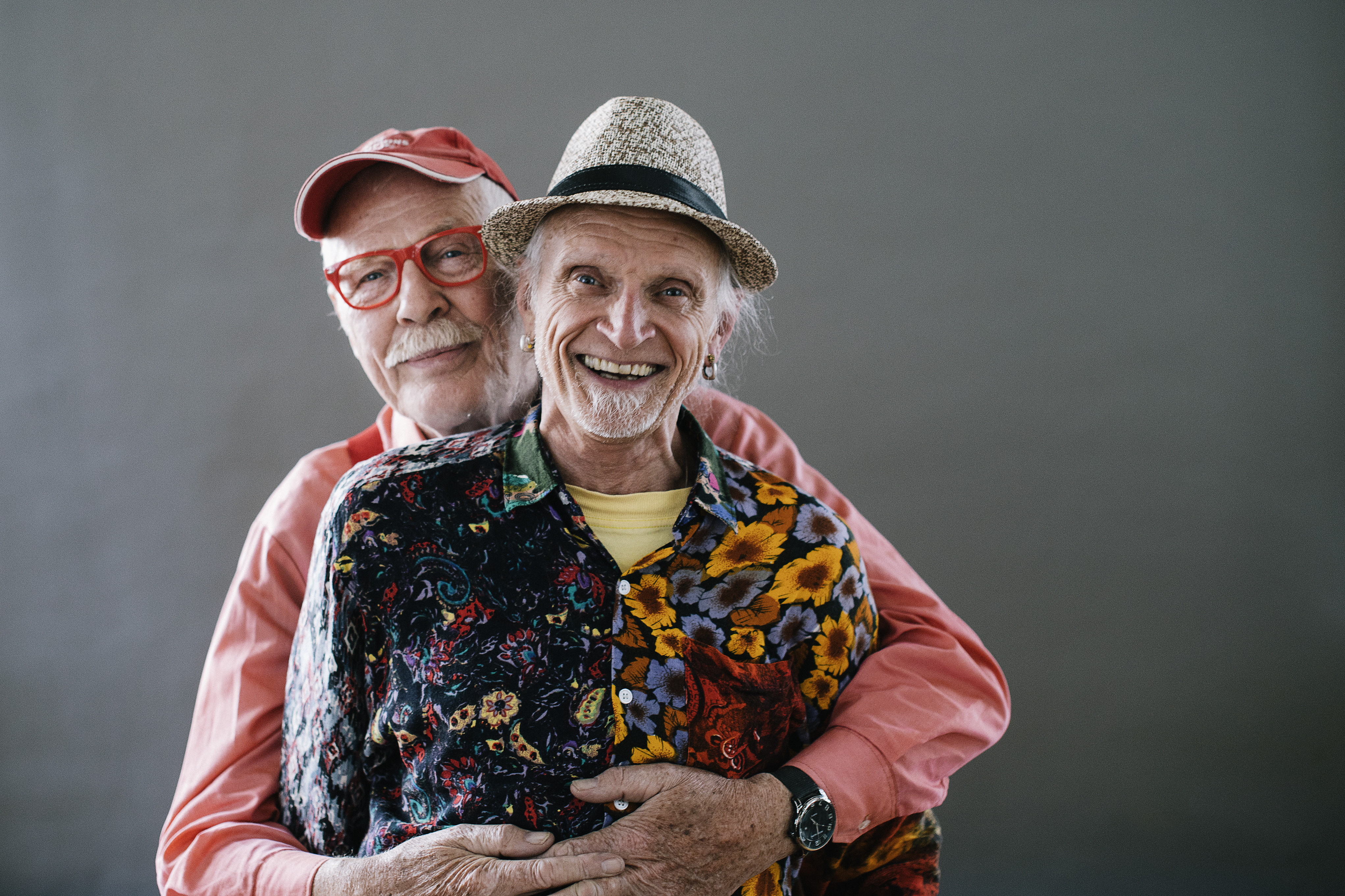 Elderly Couple Smiling