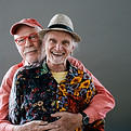 Elderly Couple Smiling