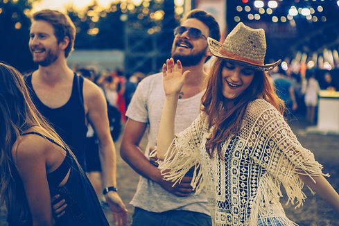 People Dancing at Concert