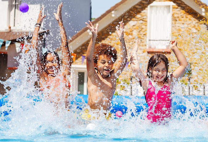 Splashing Water in the Pool