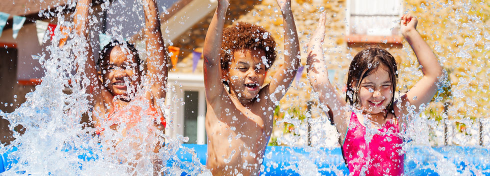 Splashing Water in the Pool