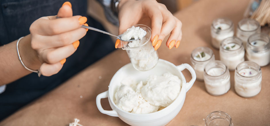 Kase içinde mum mumu