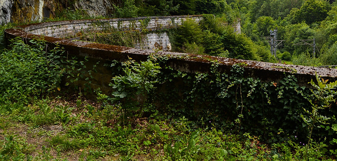 Abandoned railway station