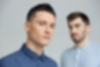 Two men in focus