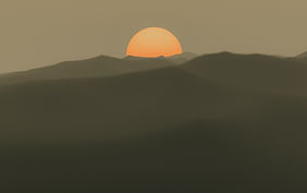 Sunset Over Dunes