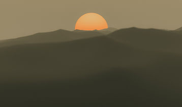 Sunset Over Dunes