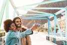 Couple Taking a Selfie
