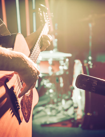 Guitarist Performing Live