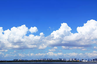 夏空・東京湾遠景