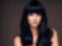Beautiful woman with jet-black hair