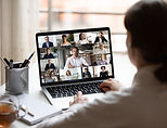 Bildschirm für virtuelle Besprechungen
