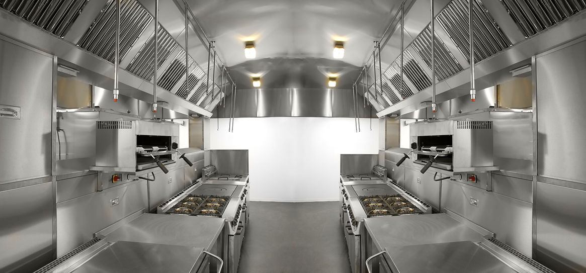 modern new commercial kitchen
