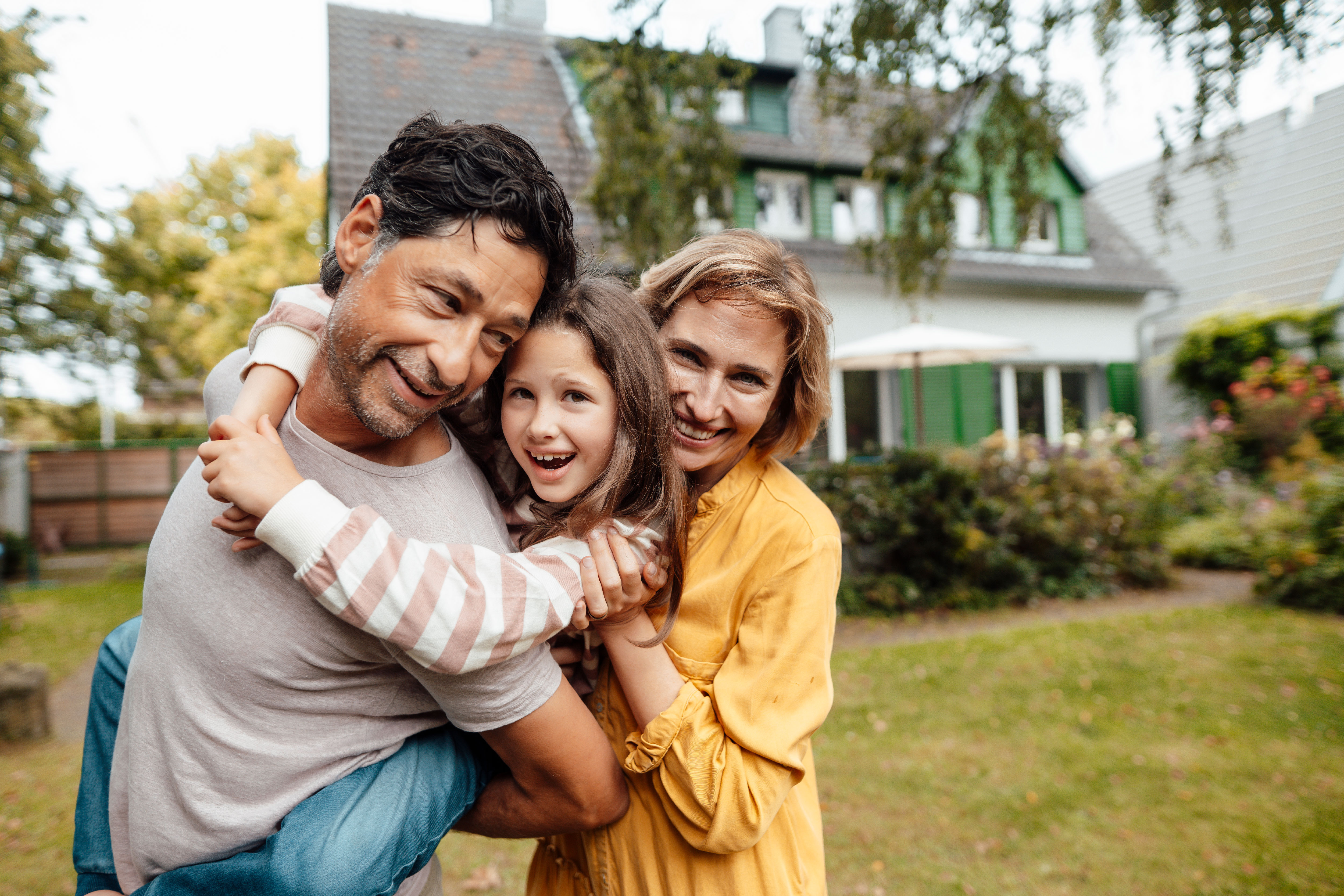 Happy Family Outdoors