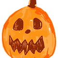 Jack-O'-Lantern Drawing